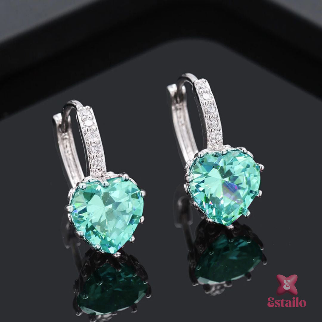 Serenity Sparkle Hoops Earrings