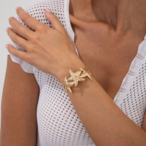 Gilded Starfish Bracelet