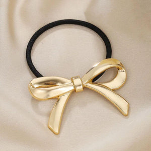 Golden Chunky Bow Rubber