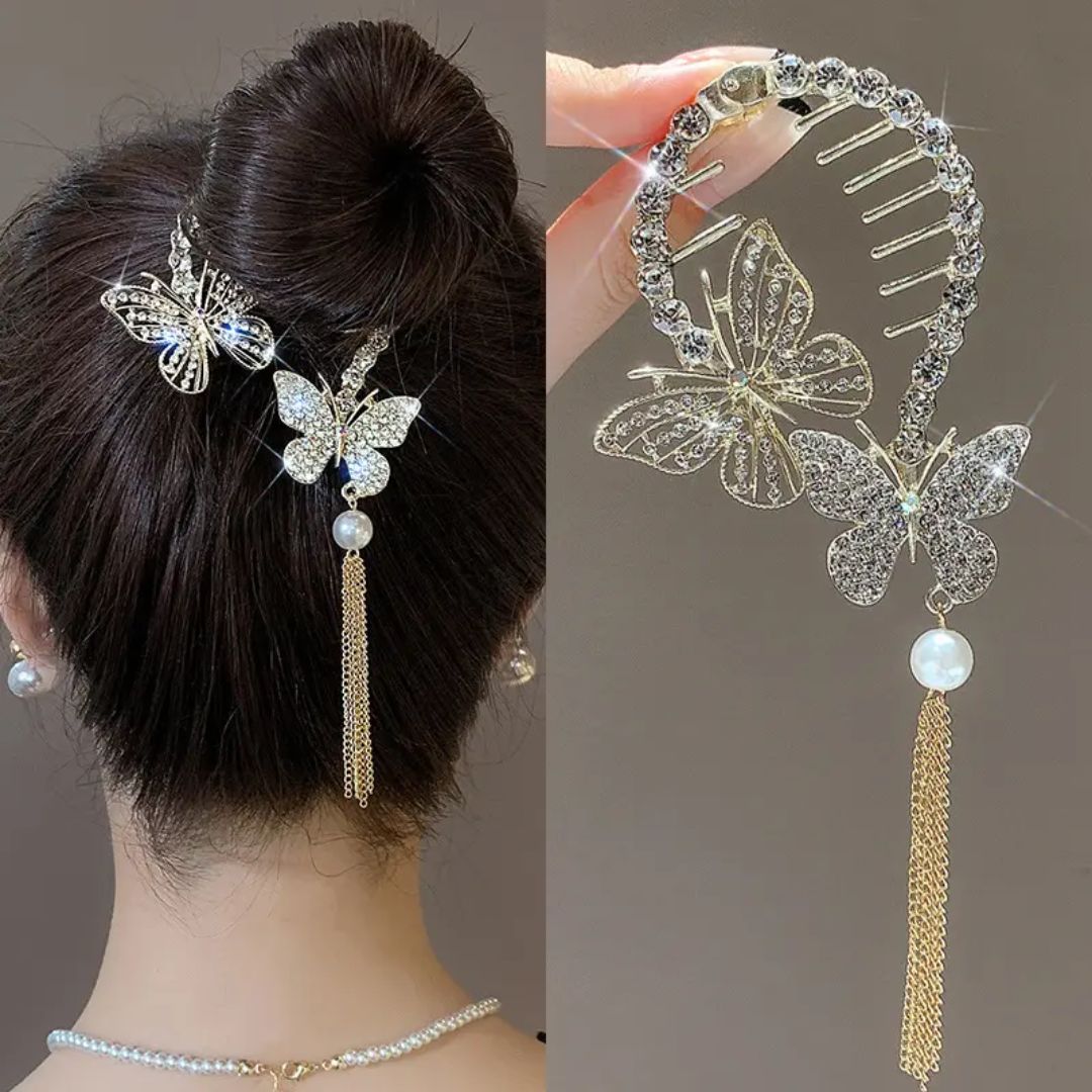 Glamour Butterfly Hair Claw