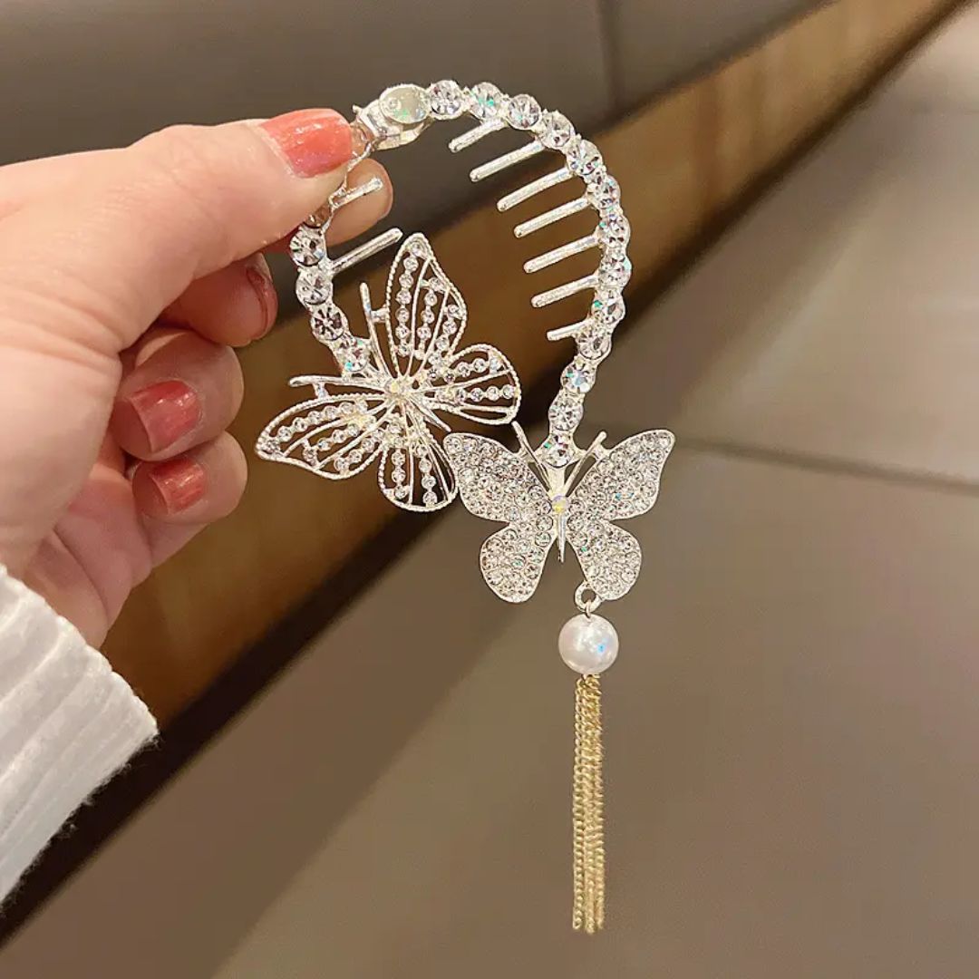 Glamour Butterfly Hair Claw