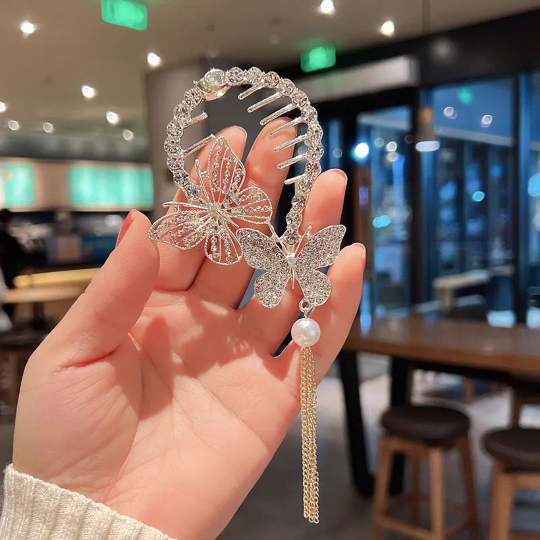 Glamour Butterfly Hair Claw
