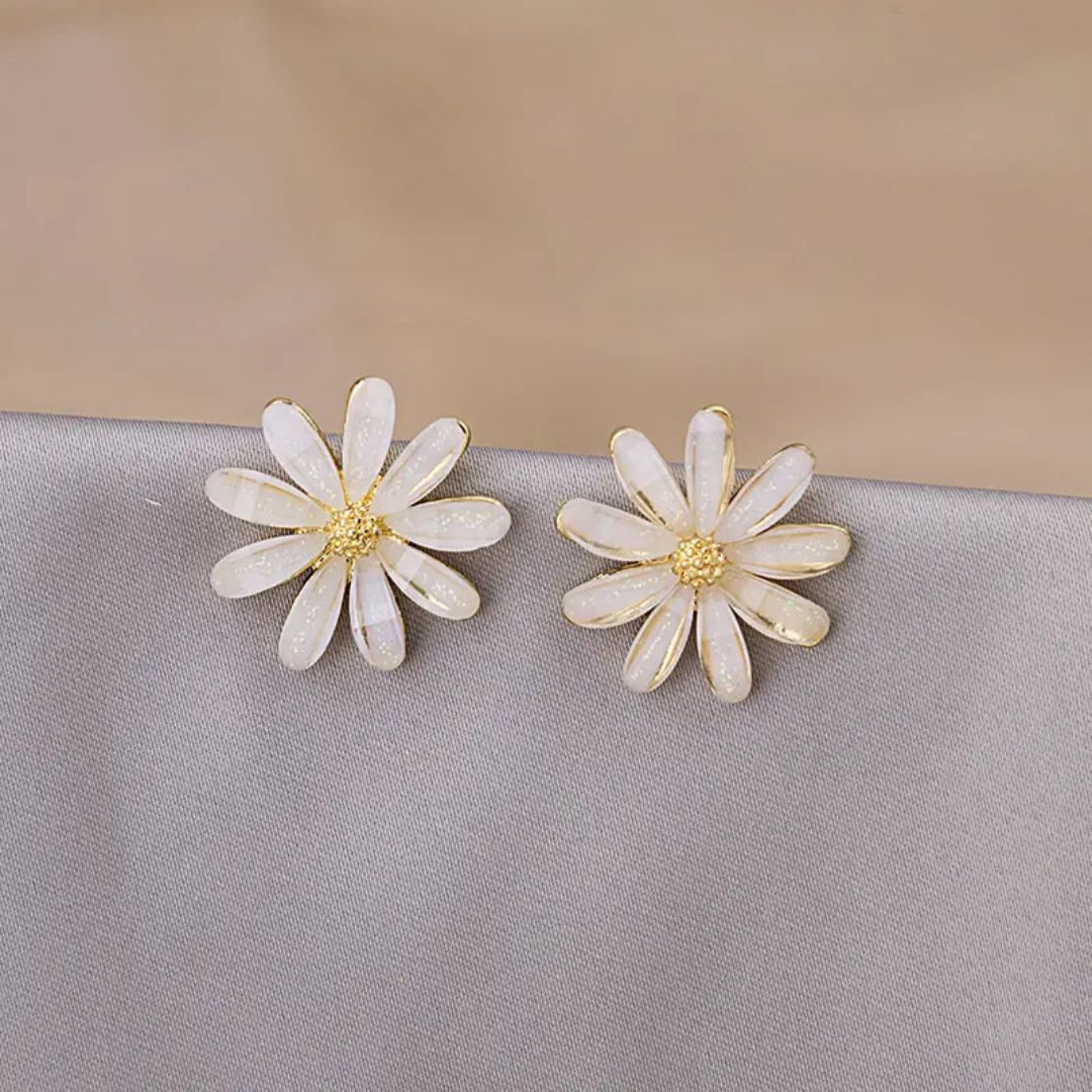 Ivory Blossom Earrings