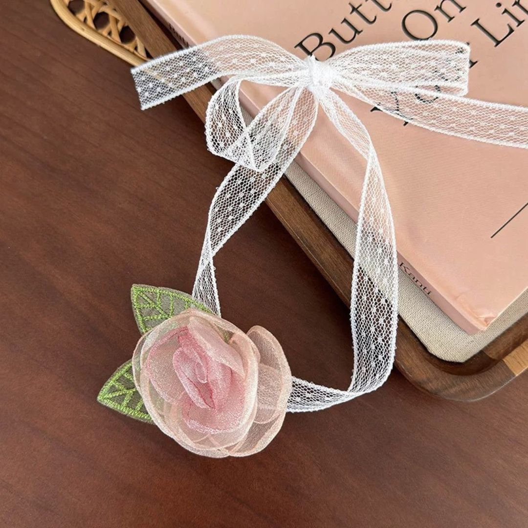 Angelic Pink Floral Necklace