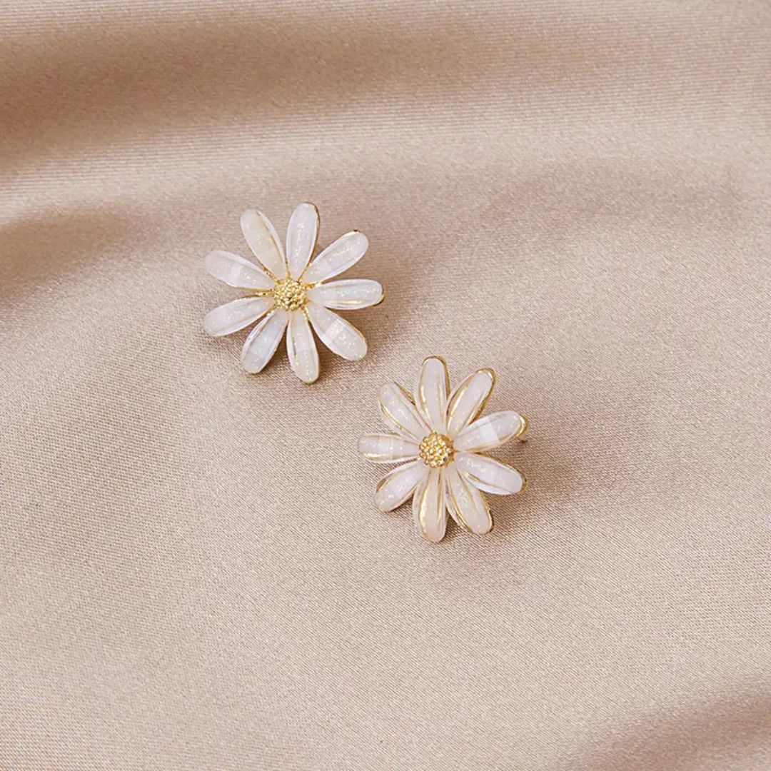 Ivory Blossom Earrings