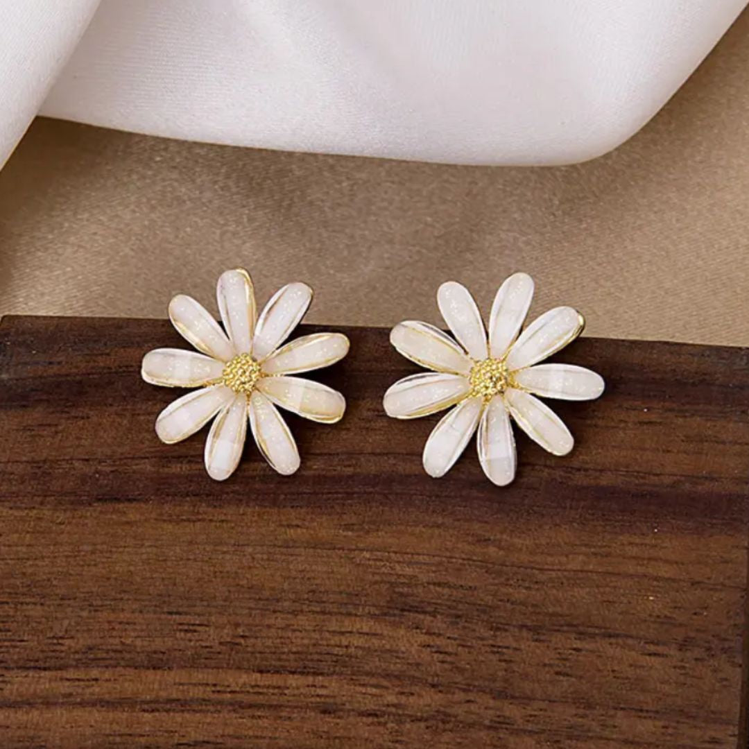 Ivory Blossom Earrings