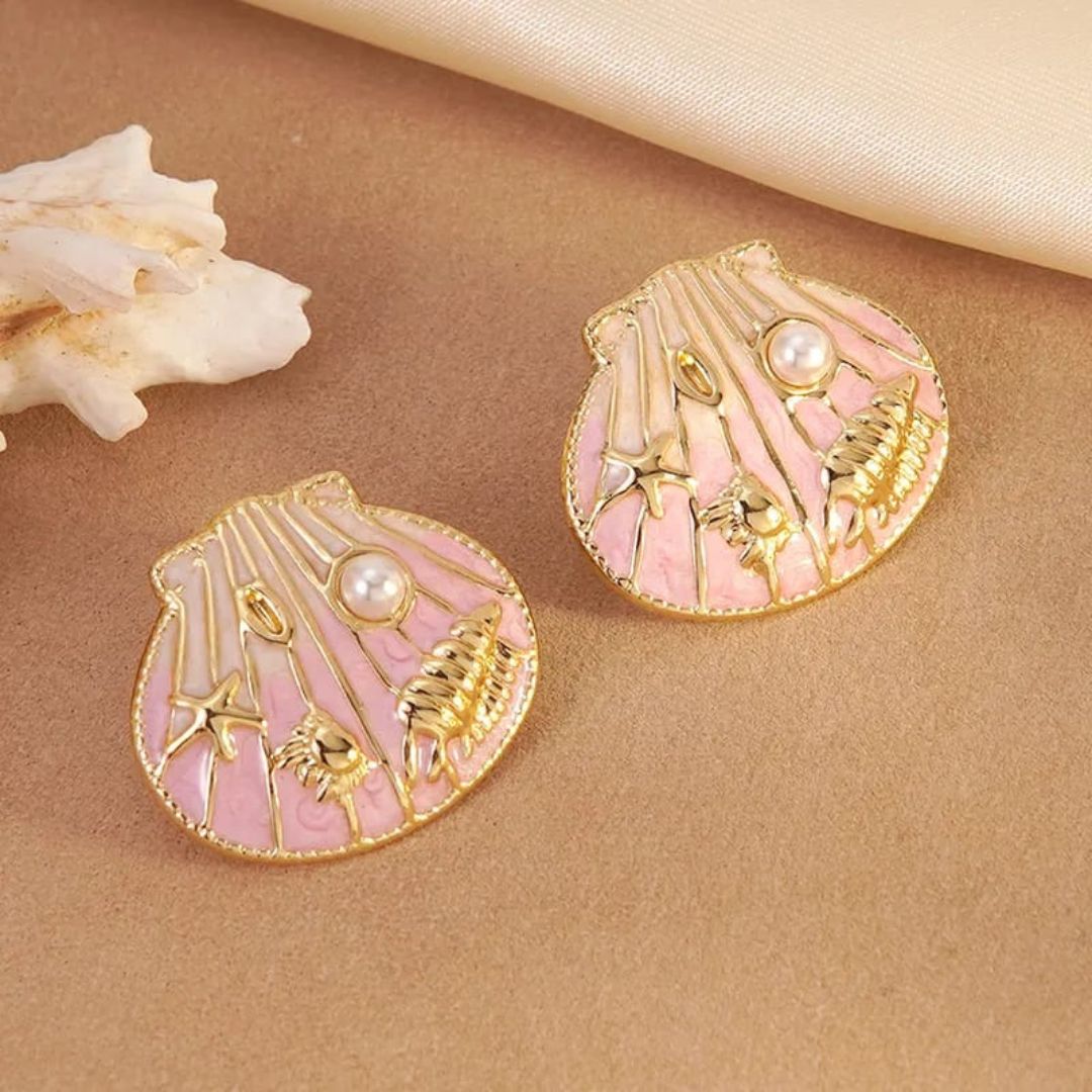 Ocean Breeze Stud Earrings
