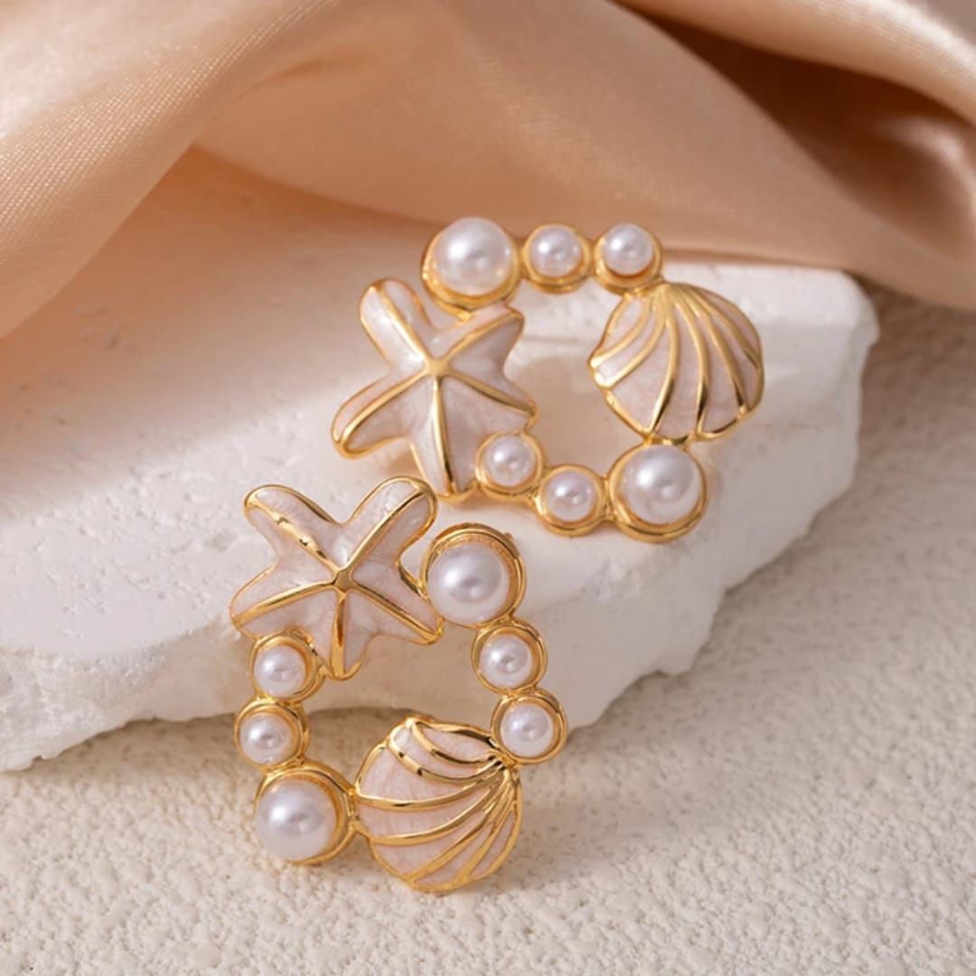 Seaside Bloom Studs Earring