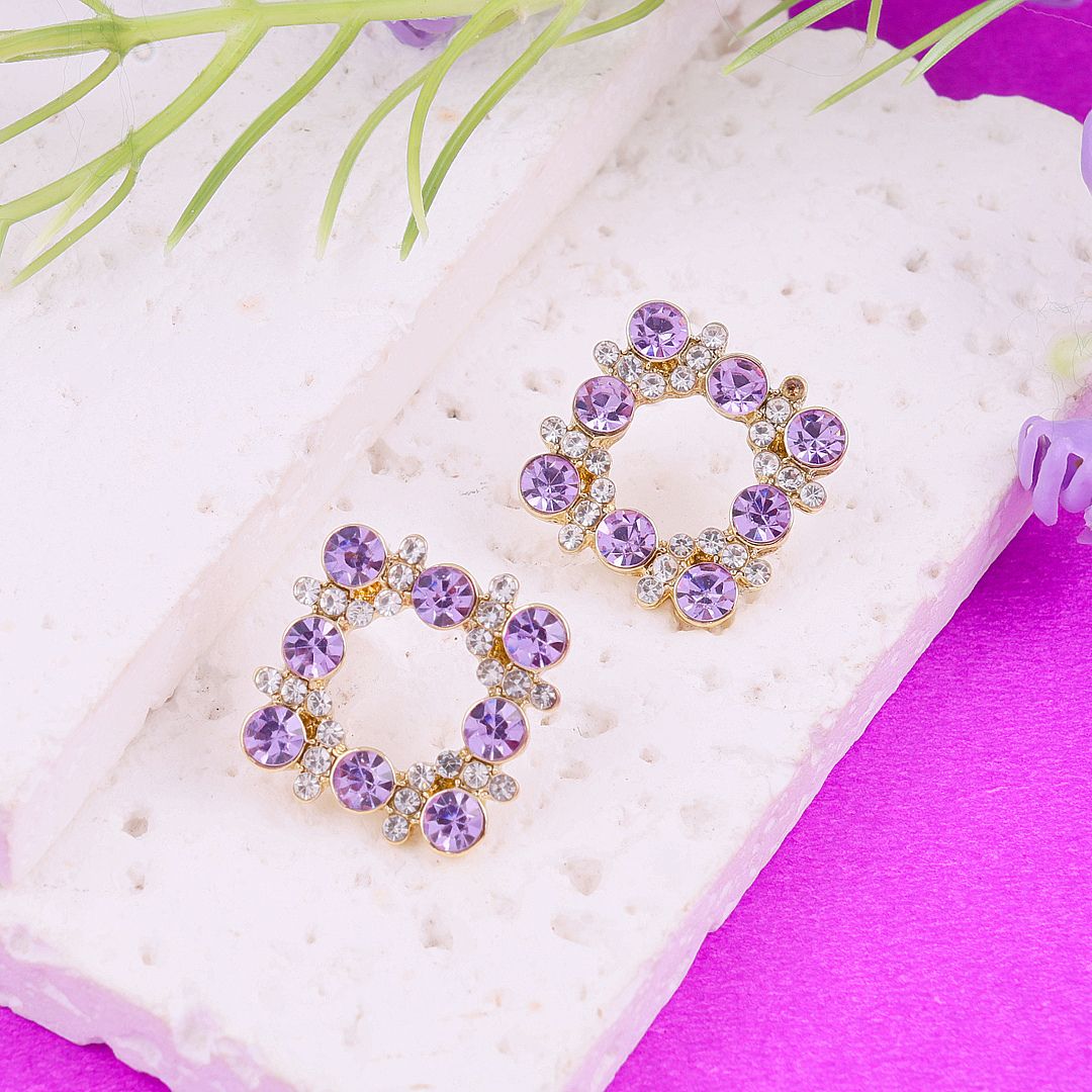 Bling Blogger Lilac Earring