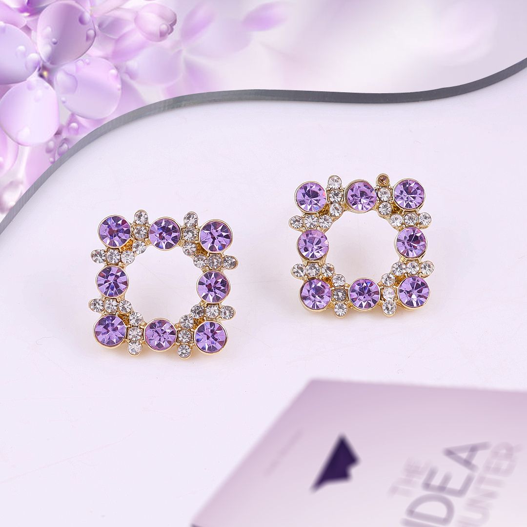 Bling Blogger Lilac Earring