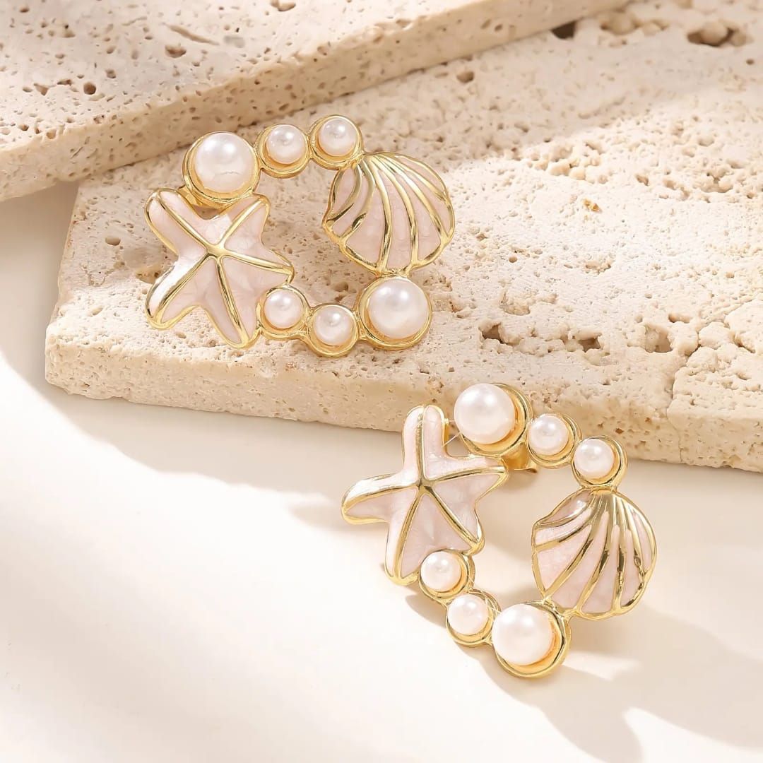 Seaside Bloom Studs Earring