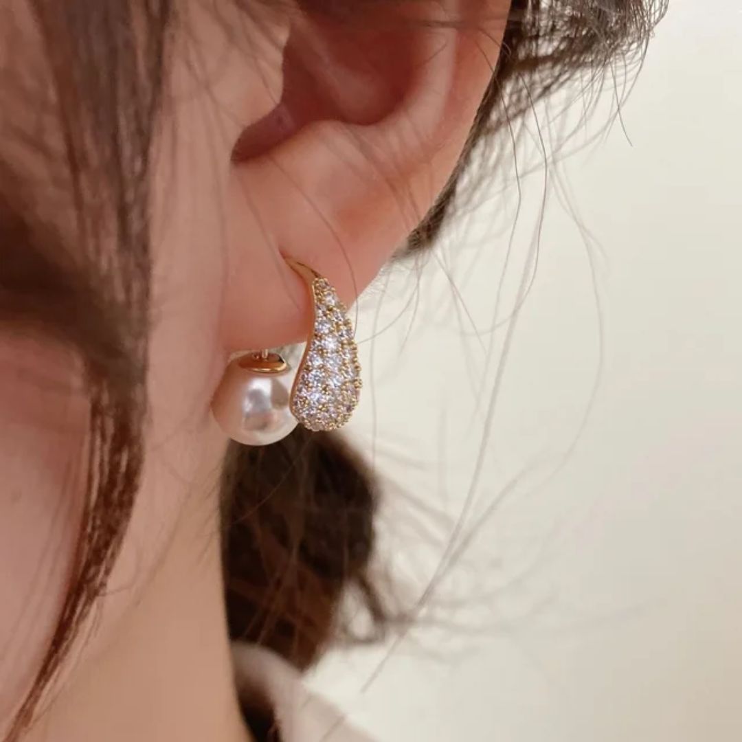 A pearl of wisdom earrings