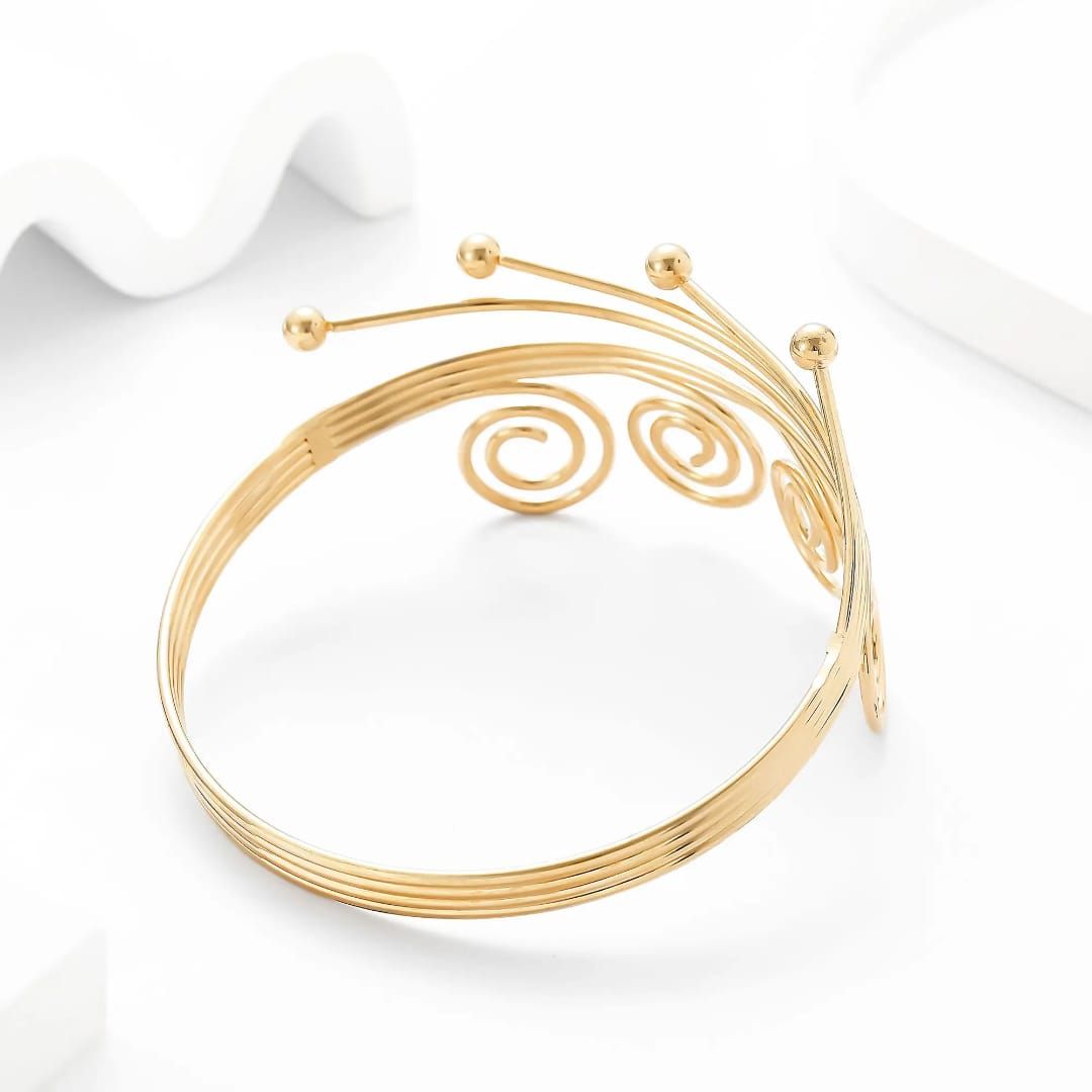 Ethnic Swirling Arm Cuff