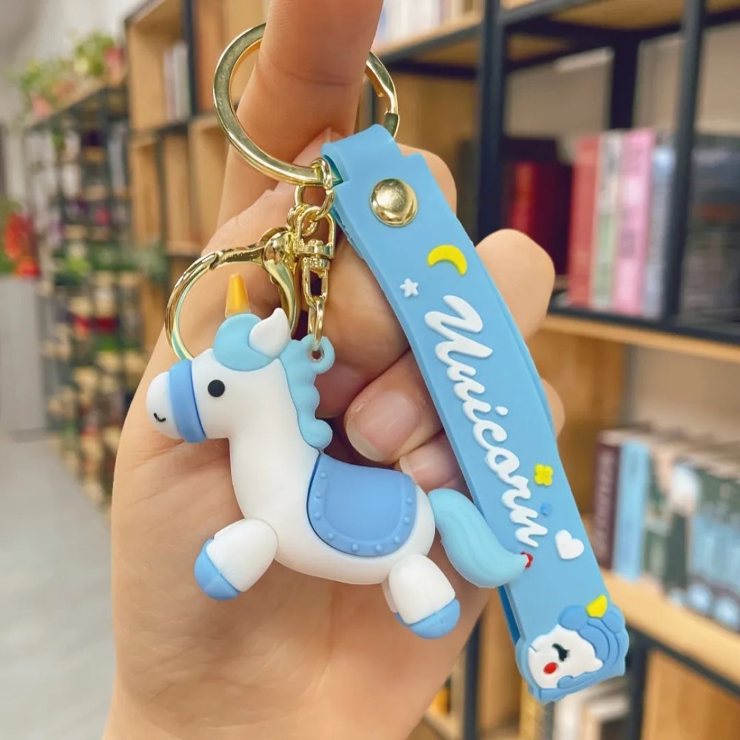 Big Cute Unicorn Keychain