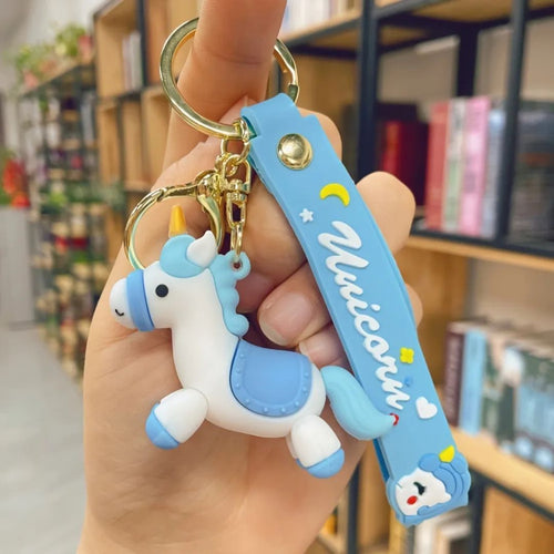 Big Cute Unicorn Keychain