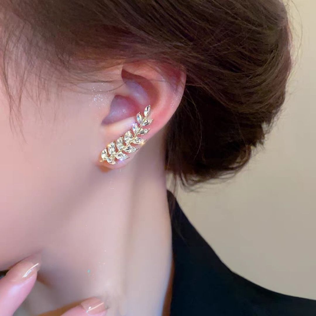 Golden Bliss Shimmer Studs Earrings