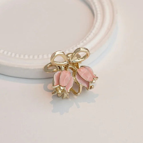 Pink Tulip Hair Claw