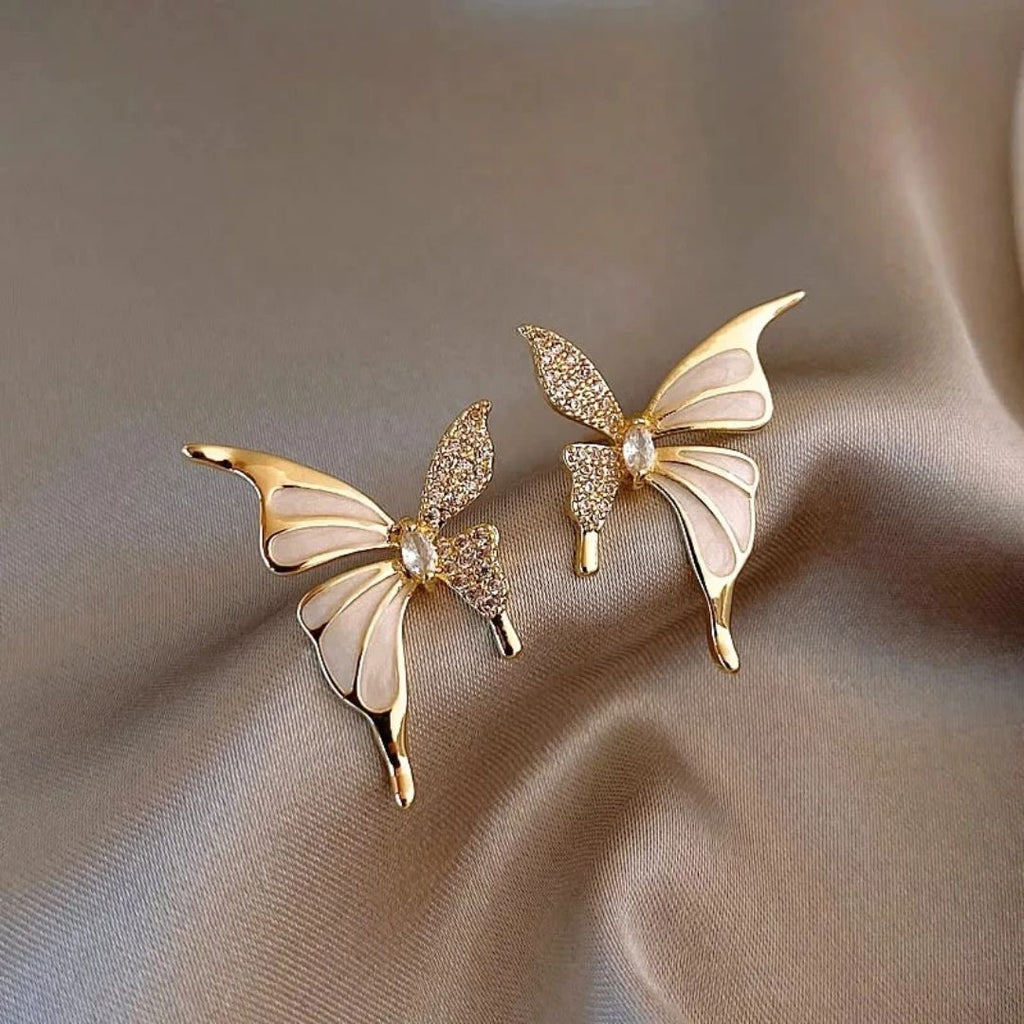 Butterfly Earring Gold Earring Backs Amazon 14K Gold Butterfly