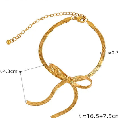 Golden Bow Bracelet