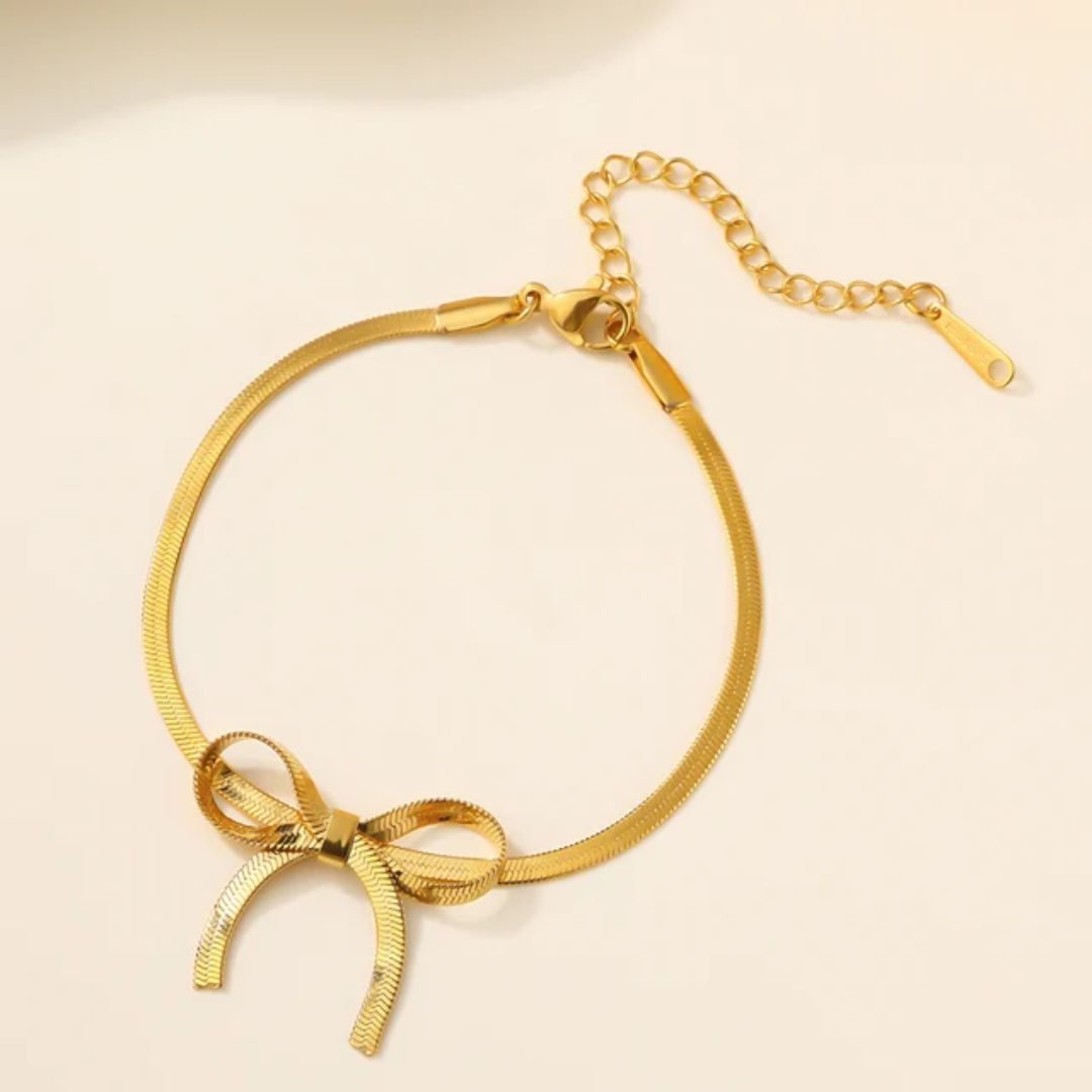 Golden Bow Bracelet