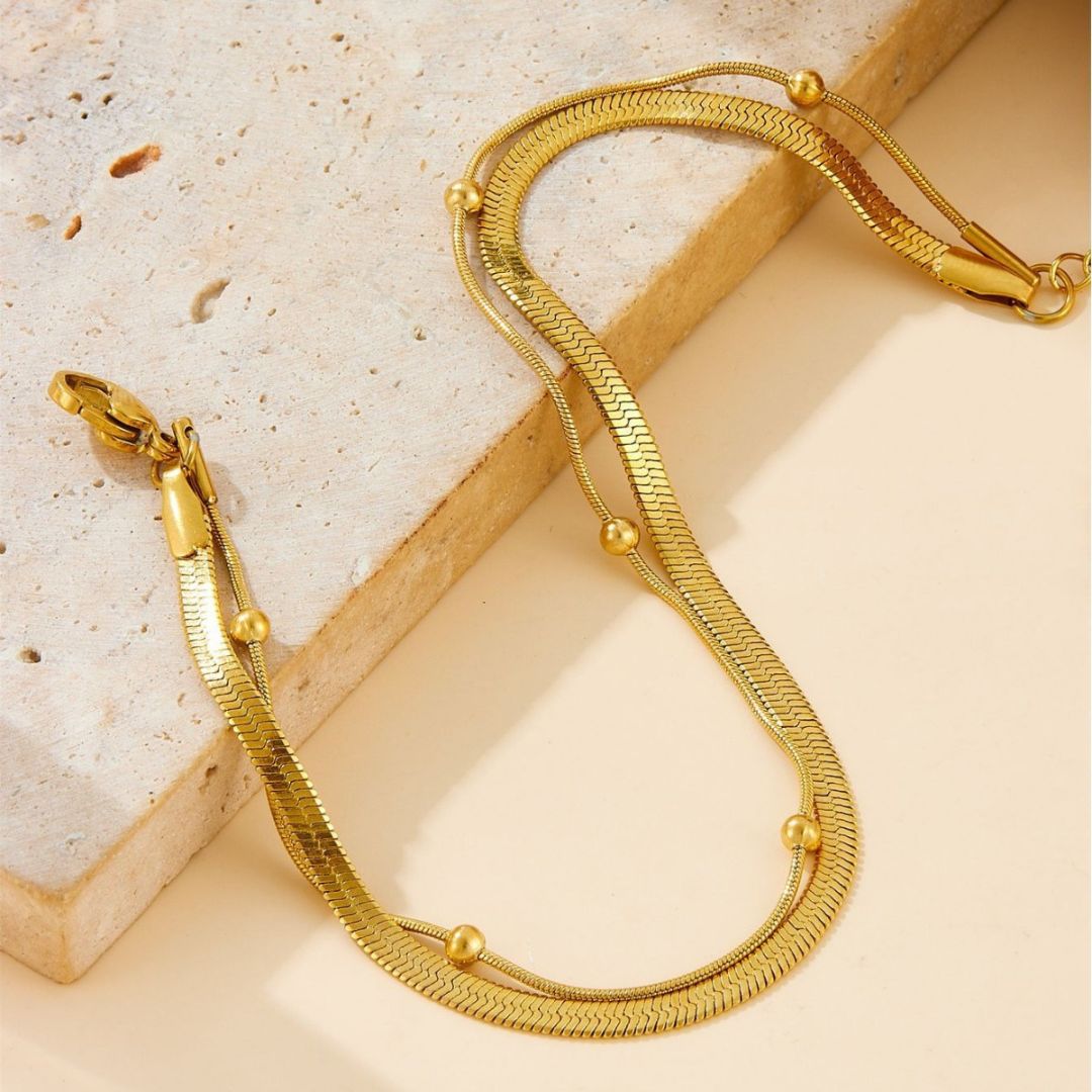 Chic Golden Chain Bracelet
