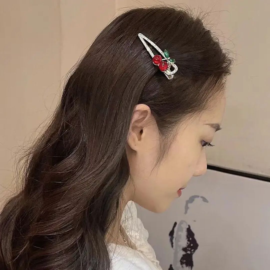 Sweet Cherry Hair Clips