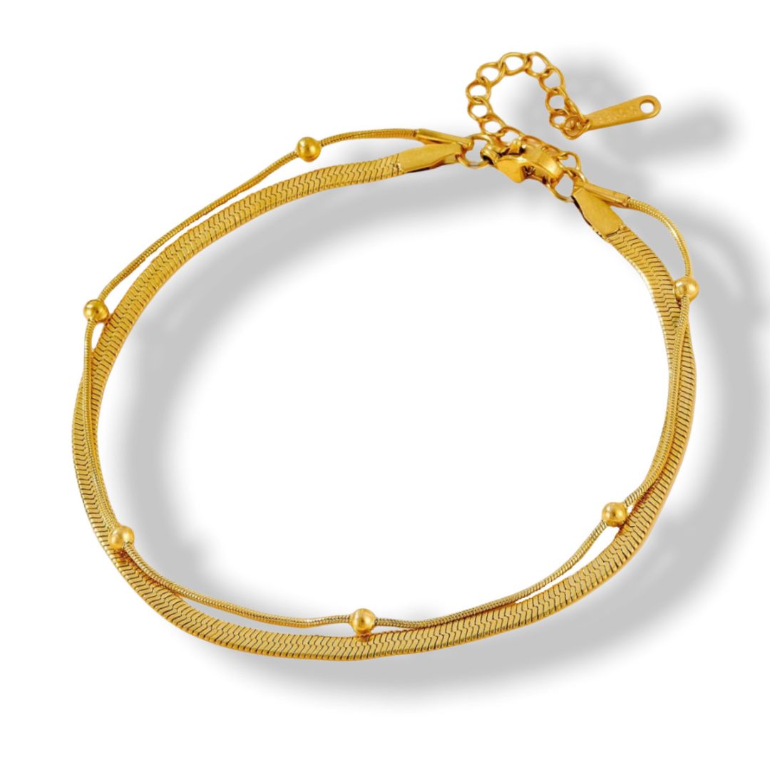 Chic Golden Chain Bracelet