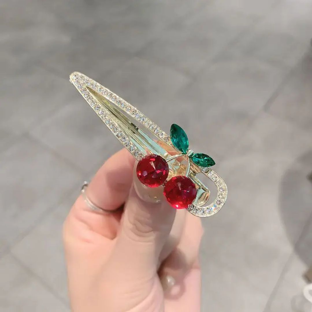 Sweet Cherry Hair Clips