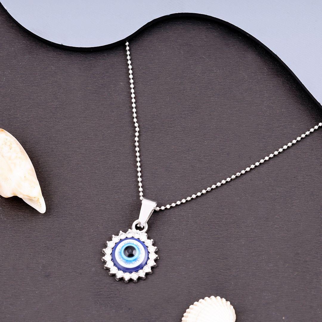 Not So Basic Evil Eye Necklace