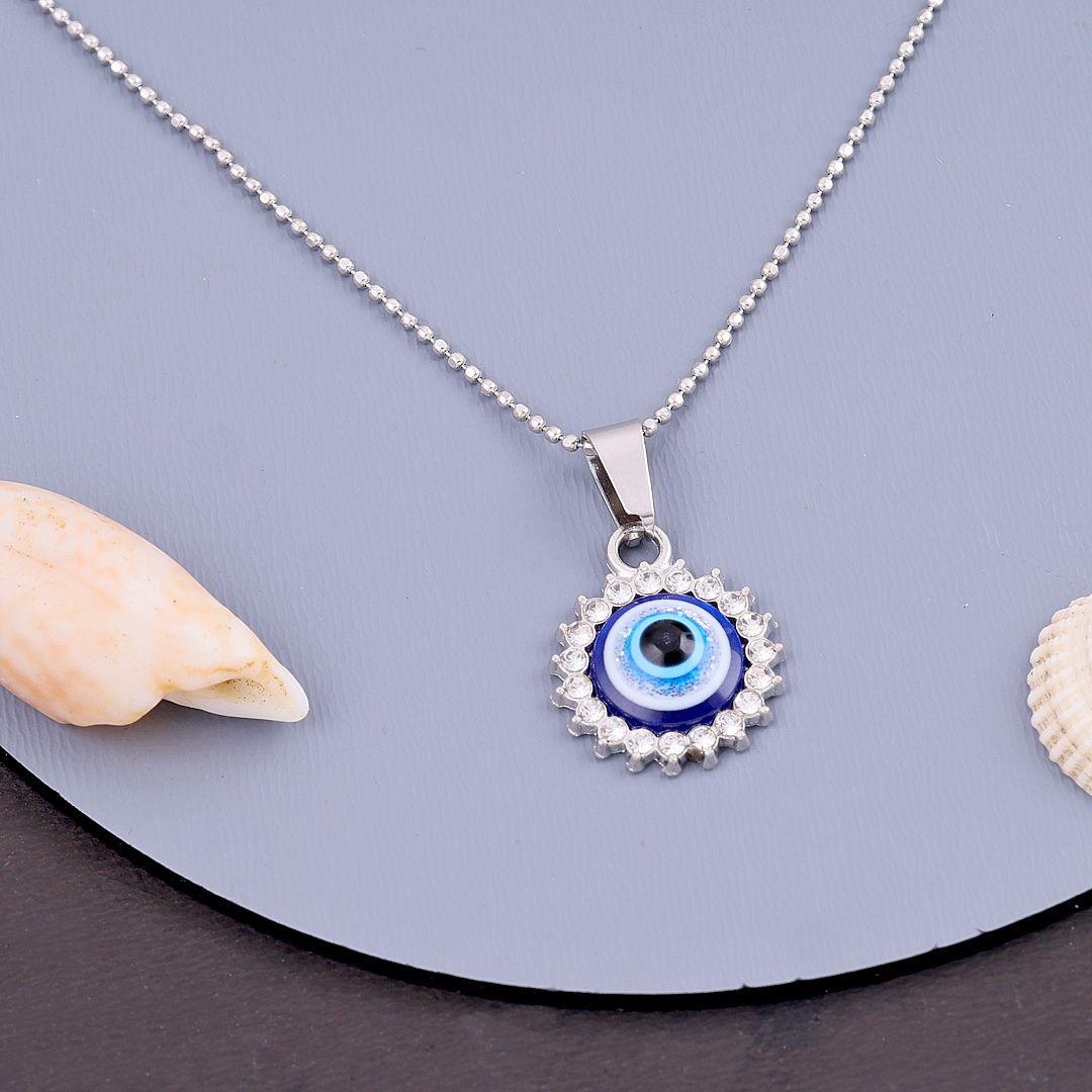 Not So Basic Evil Eye Necklace