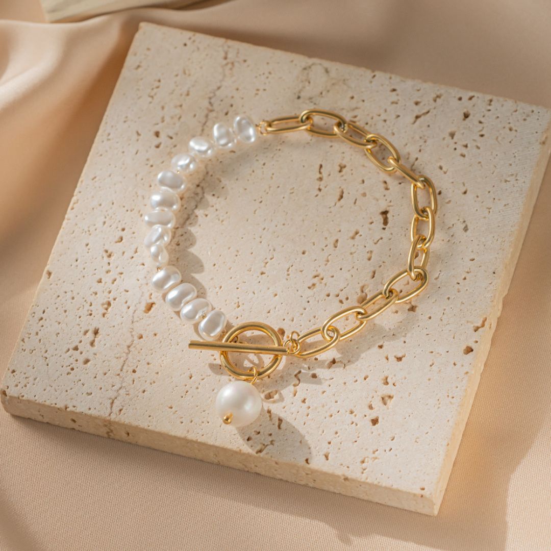 Ivory Pearl Bloom Bracelet