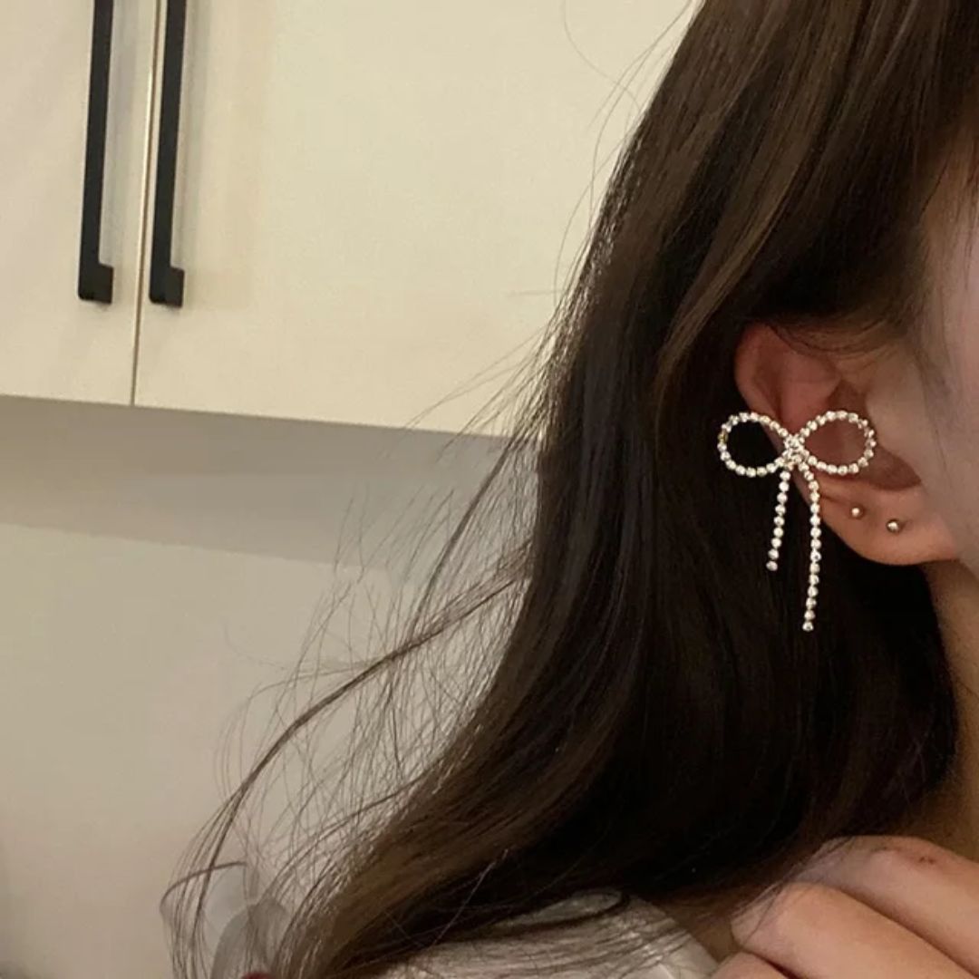 Midnight Rose Earring