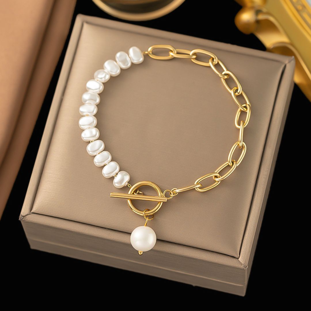 Ivory Pearl Bloom Bracelet
