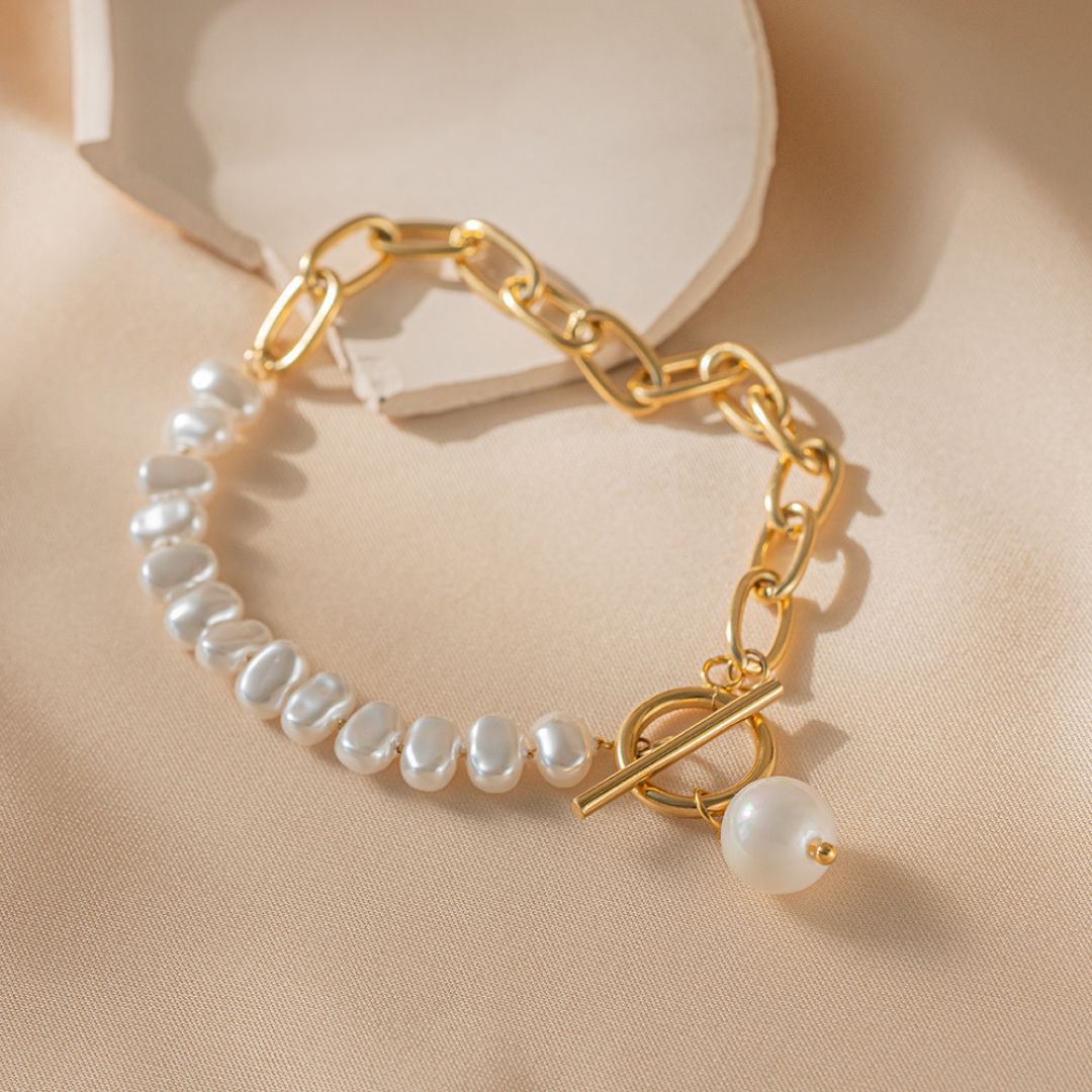 Ivory Pearl Bloom Bracelet