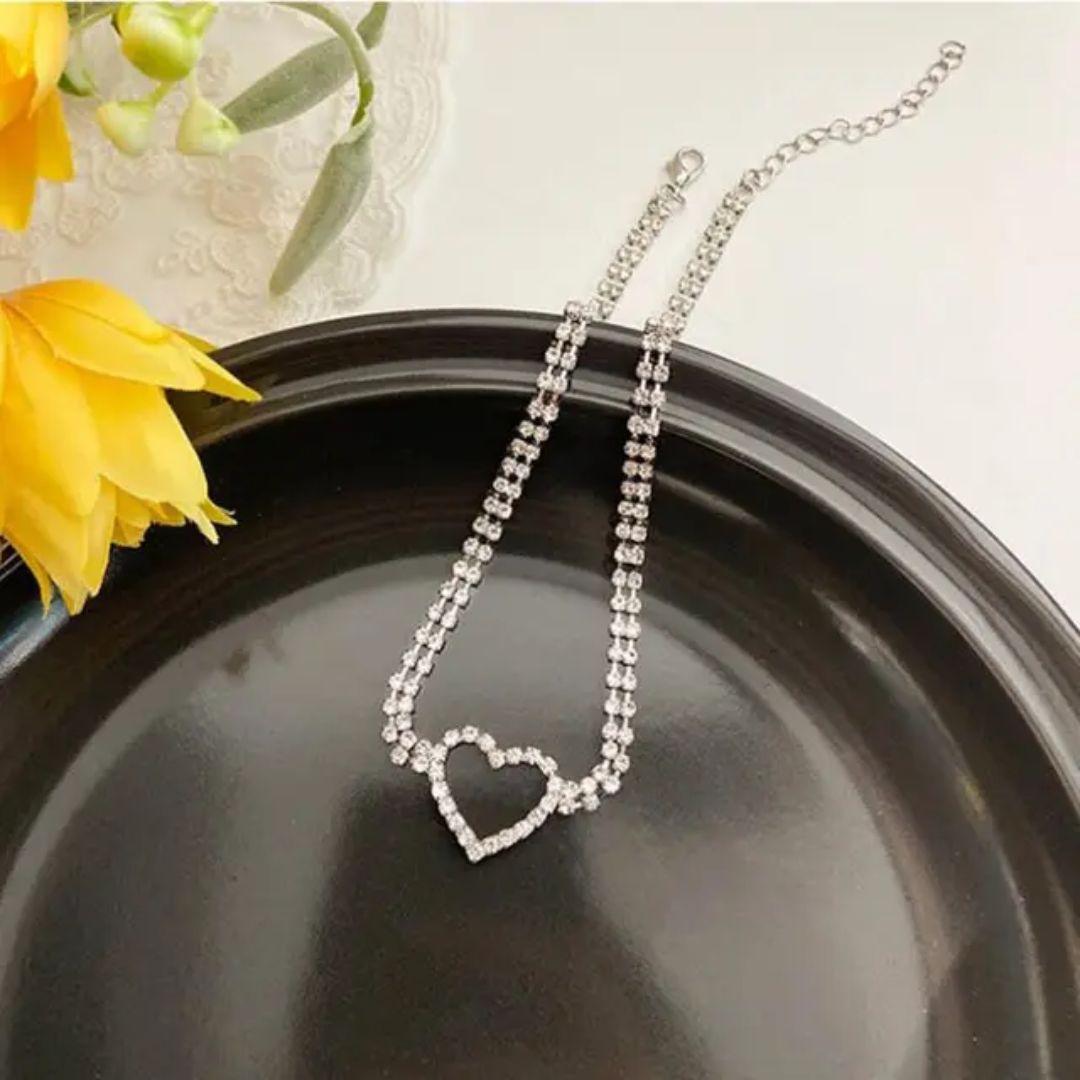 Bling Blogger Heart Neckpiece