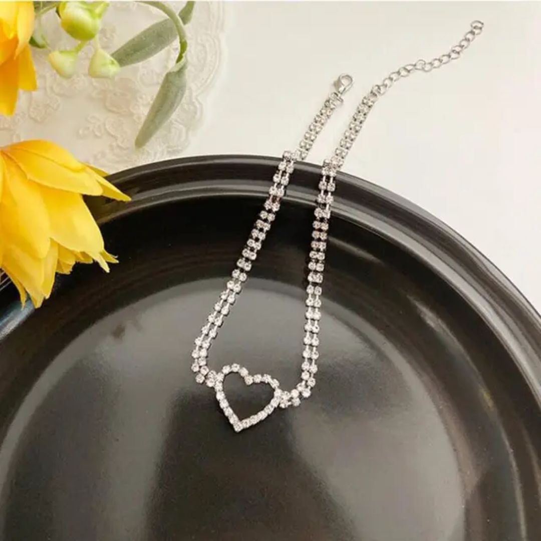 Bling Blogger Heart Neckpiece