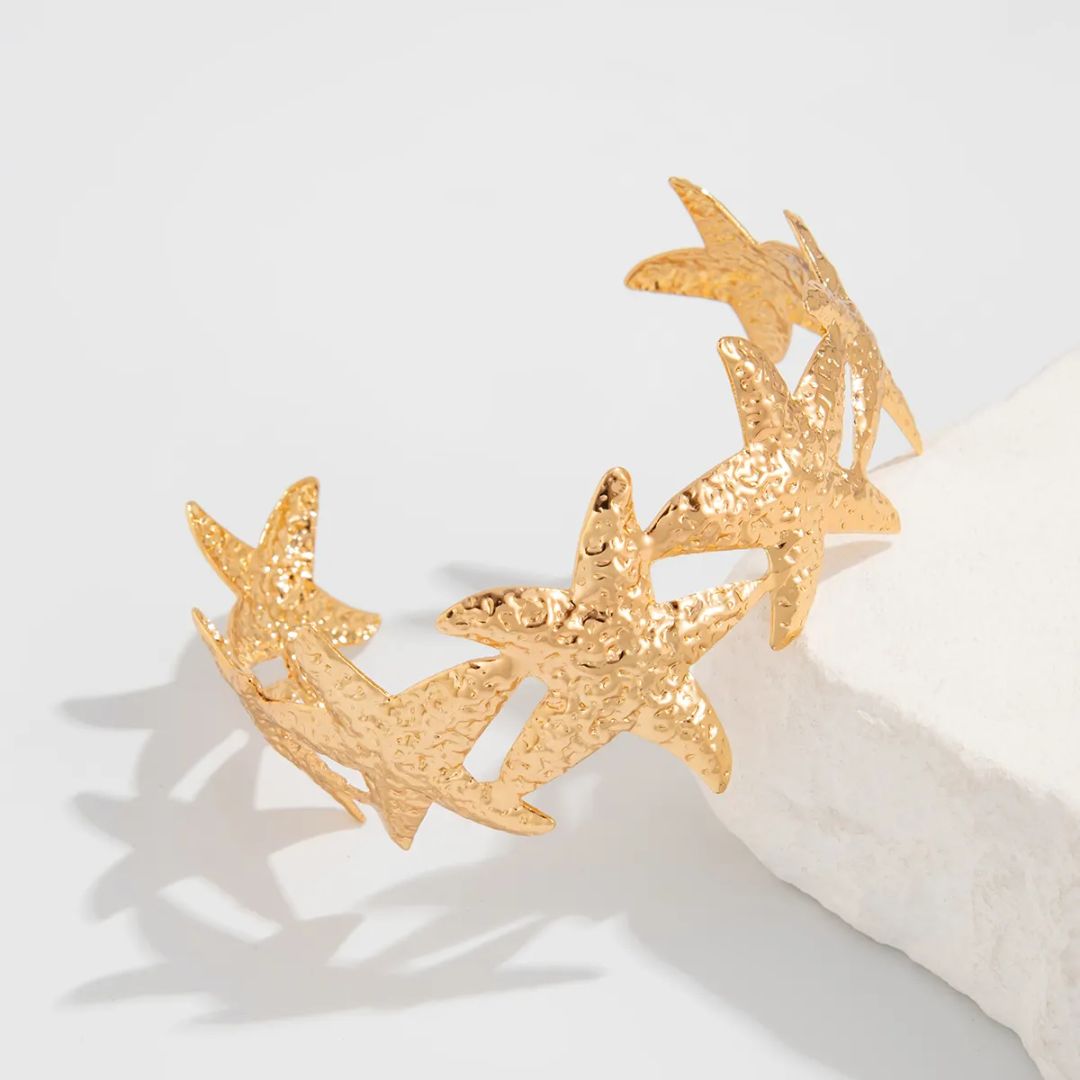 Gilded Starfish Bracelet
