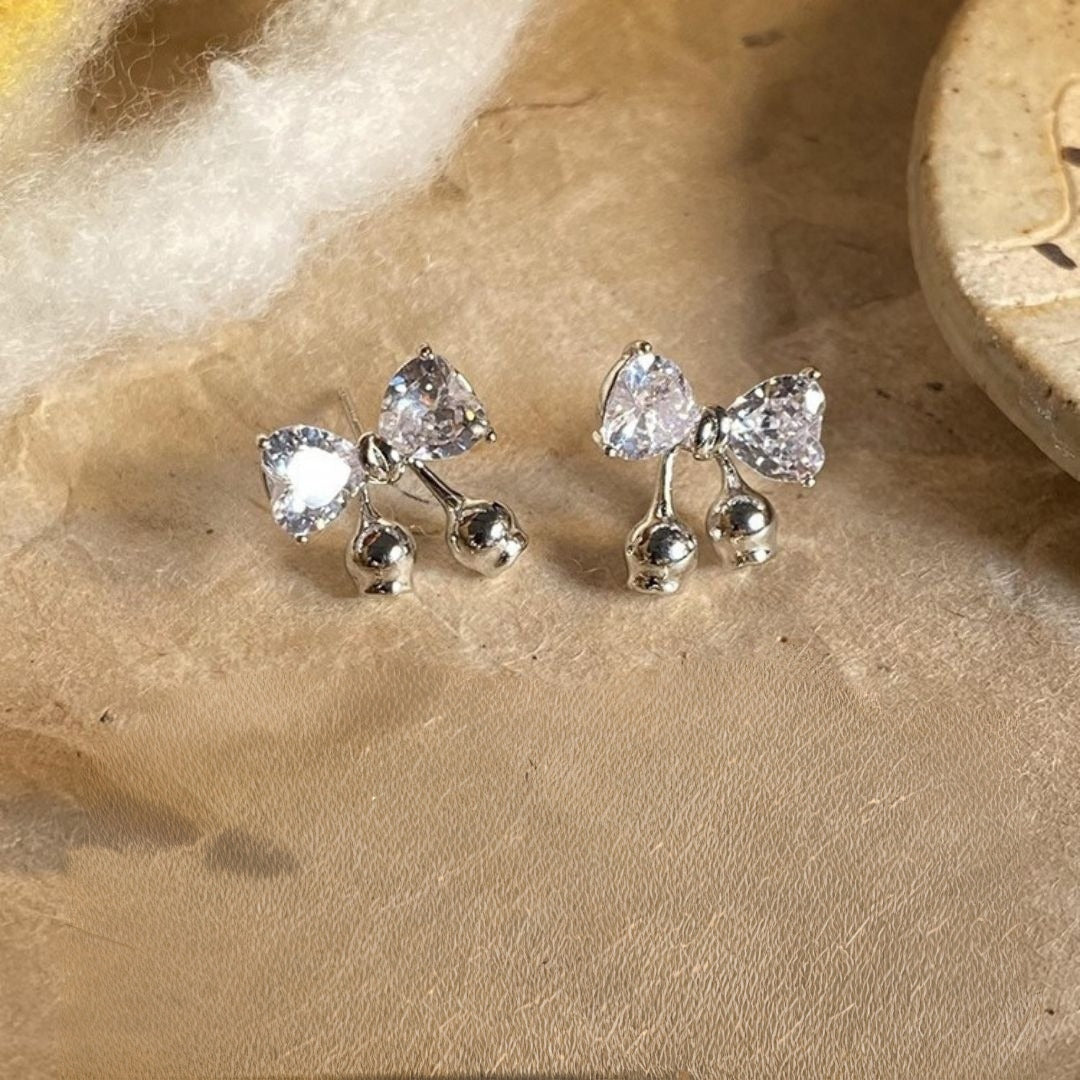 Stardust Bell-Bow Earrings