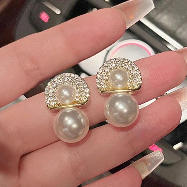 Perky Pearl Minimal Earrings