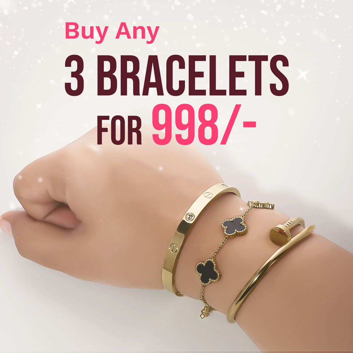 Buy 3 Bracelet for 998