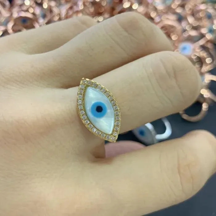 Not So Basic Evil Eye Ring