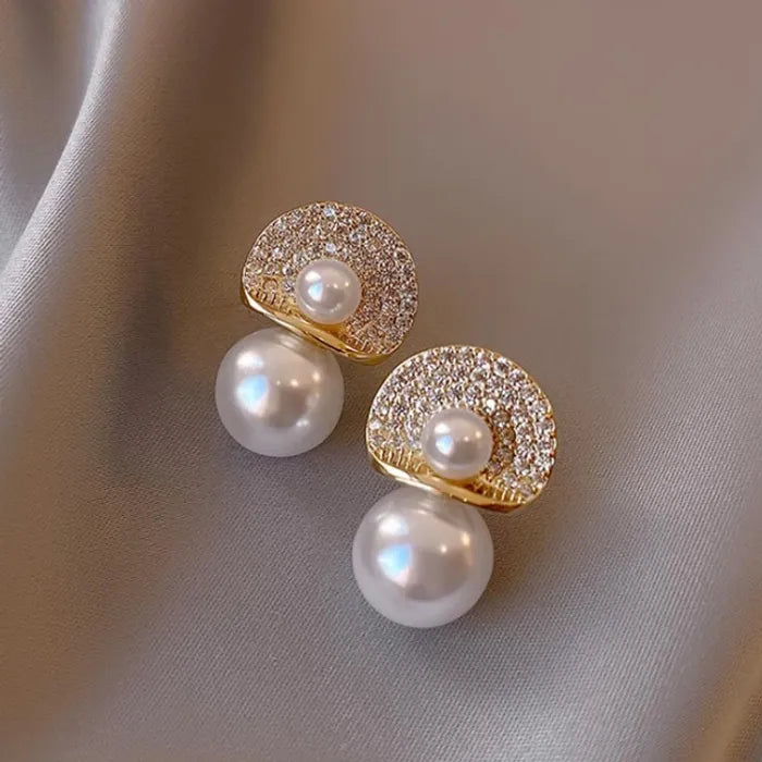 Perky Pearl Minimal Earrings-Lightweight, Comfortable, and easy to Wear ...