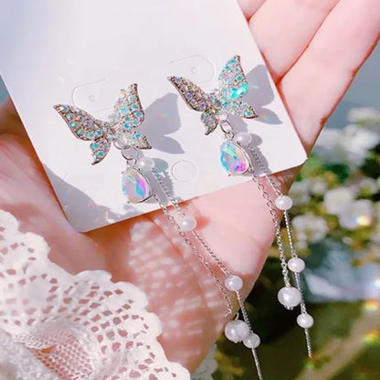 Social Butterfly Long Earrings