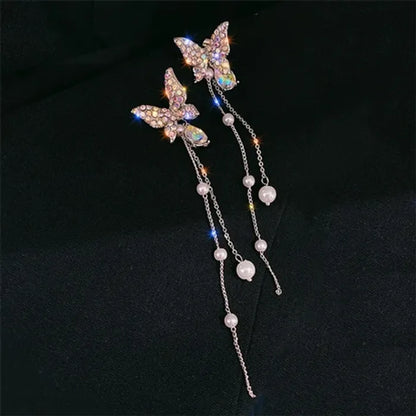 Social Butterfly Long Earrings