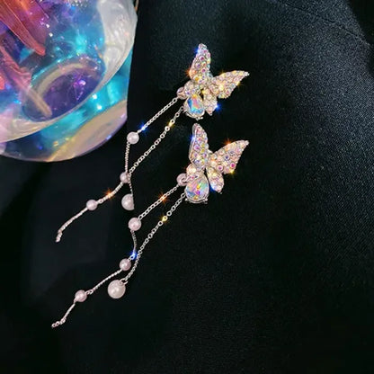 Social Butterfly Long Earrings