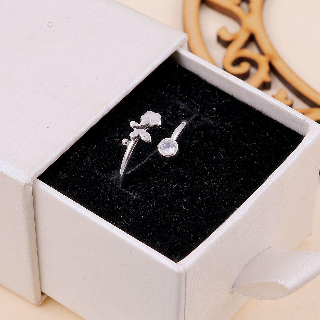 Silver Butterfly Ring