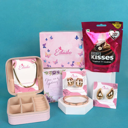 For the Party girl Gift Hamper + Jewellery organiser