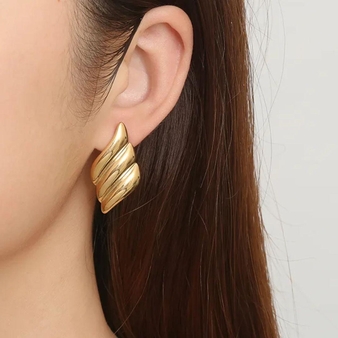 Cherub Wing Studs Earrings