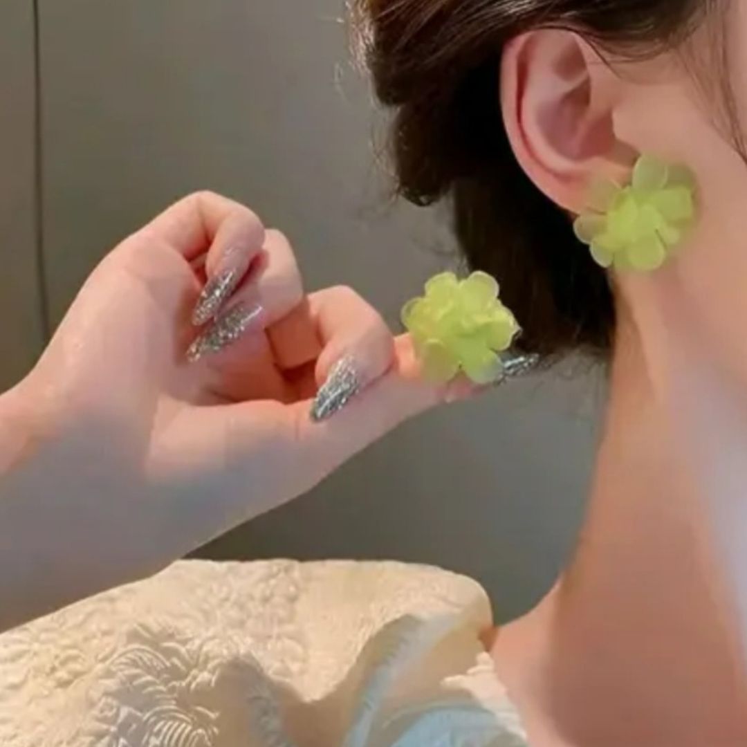 Cut The Crap green Earrings