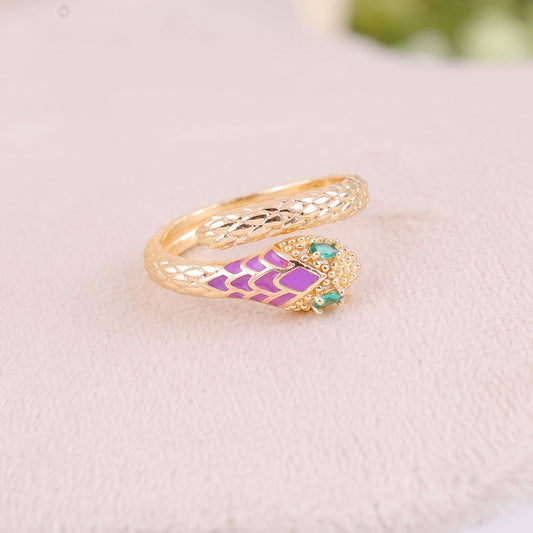 Dainty Chic Snake Ring